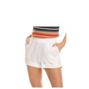 Faherty Arlie Linen Blend Shorts White *Read* Small